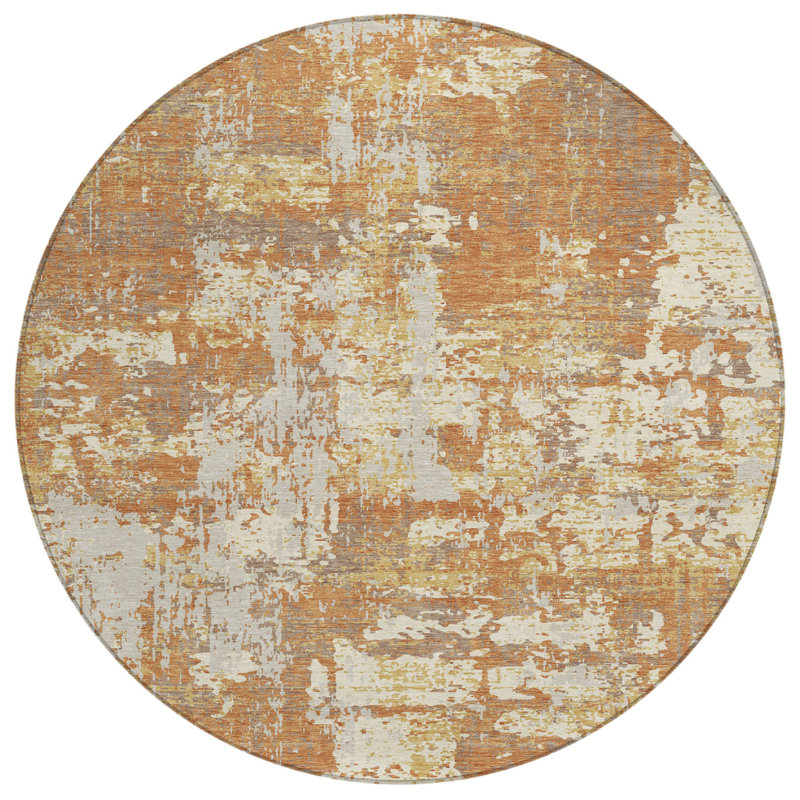 Tapis rond rond 8 po
