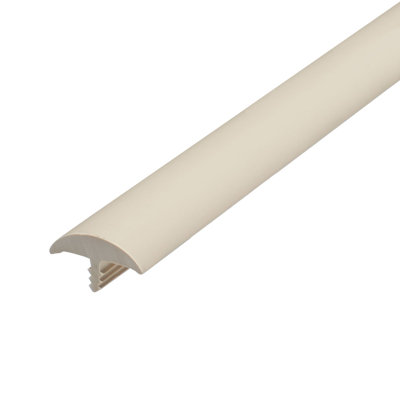 Moulure en T en plastique de 0,8125 po d'épaisseur x 0,8125 po de largeur x 300 po de longueur