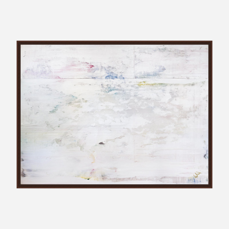 «Dessert» par John Beard - reproduction à cadre flottant, H 38 po x l 50 po x P 2 po, Brun