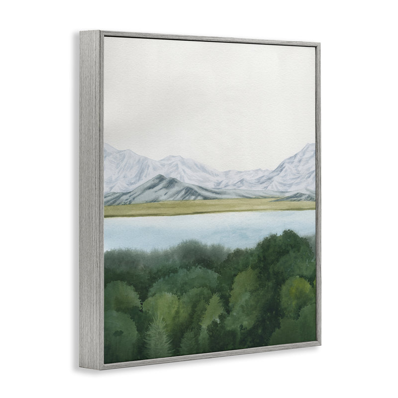 «Mountains Beyond Forest», estampe numérique par June Erica Vess, Estampe numérique Farmhouse, H 14 po x l 11 po