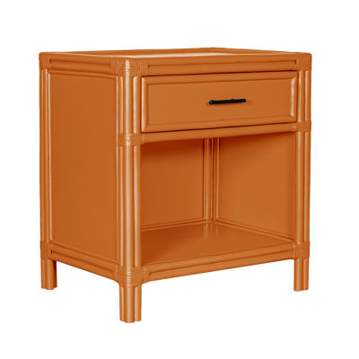 Clara Collection 1 - Drawer Rattan Nightstand