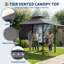 Abri à auvent durable pour patio extérieur-125905708