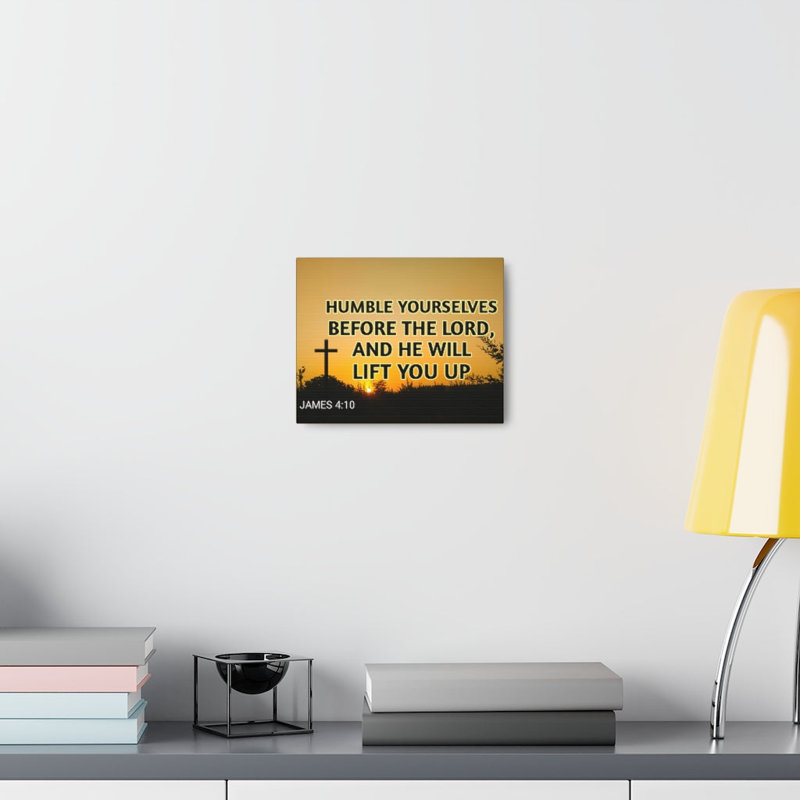 Humble Yourselves - Wrapped Canvas Print, 28cm H x 36cm W