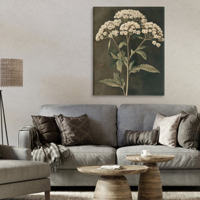 Sophistiqué Floral Portrait Canvas, design par Petal Prints Design