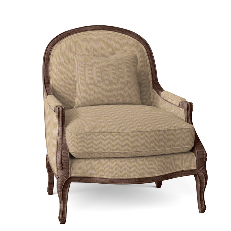 Fauteuil l 33,5 po Adair, Perigold Posh Oat, Noyers