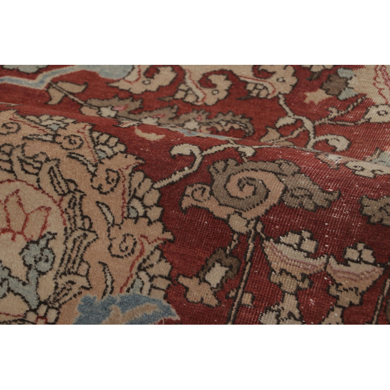 Antique One-of-a-Kind 12'5" x 19'2" Hand Knotted Area Rug
