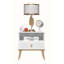 50cm W Manufactured Wood Bedside Table