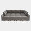 Canapé modulaire en velours Kandle-336646011