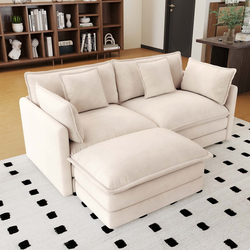Sofa, Light Coffee Chenille