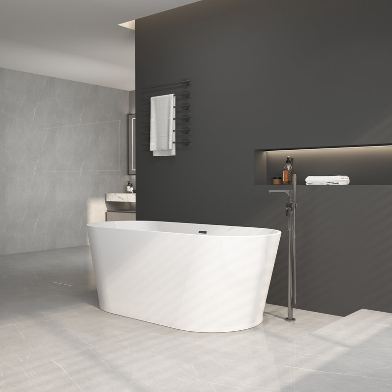 Freestanding Bathtub, White