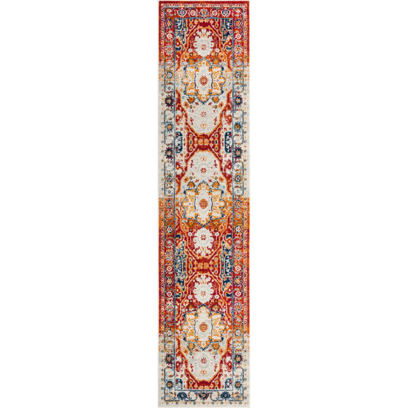 Ikat Indoor Rug, Runner 2'11" x 13'