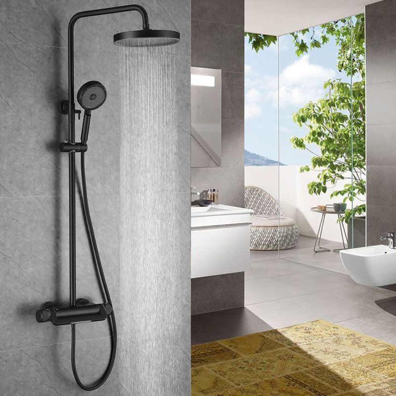 Système de douche complet avec valve brute