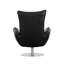 Chaise rembourrée en cuir italien moderne-1865678294