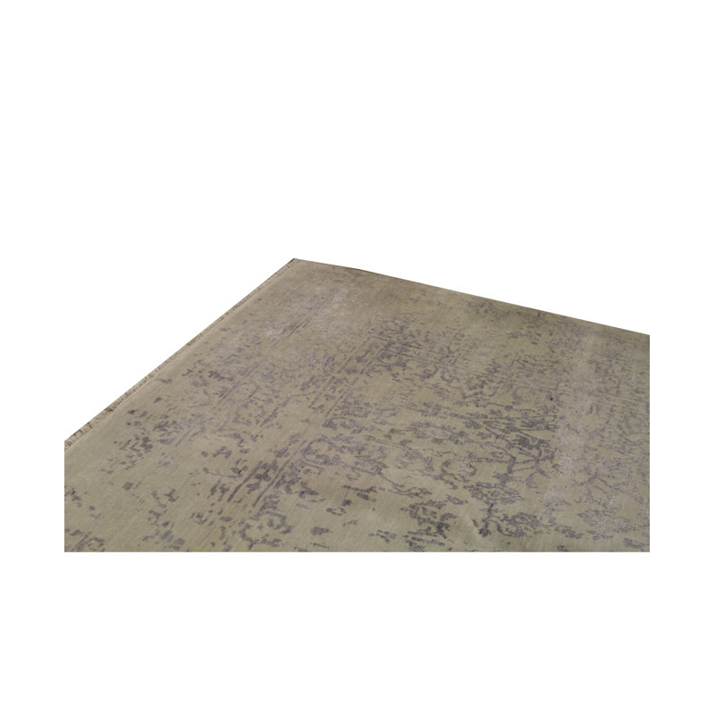 Hand-Knotted High-Quality Silver and Gray Area Rug