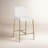 Mulbury Tahlya White Counter Stool