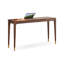 Bureau rectangulaire en bois massif avec tiroirs Walnut-949565245-949565241