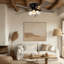 132.08 cm Ceiling Fan with Light Kit