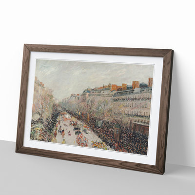 On the Boulevards by Camille Pissarro - Picture Frame Painting