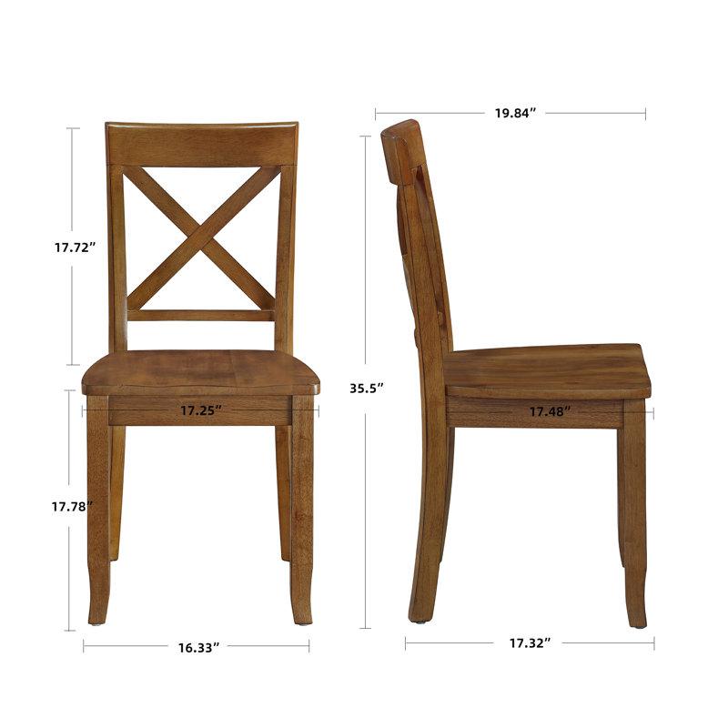Chaises de salle à manger Bronxton, Brun, 8