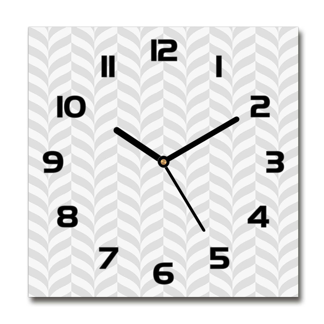 Analoge Wanduhr Geometric Background 60 cm Geräuschlos