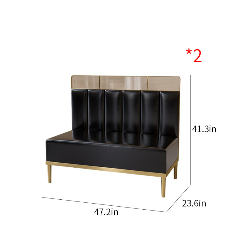 Banc de luxe en similicuir