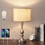 Delvante Metal USB Table Lamp