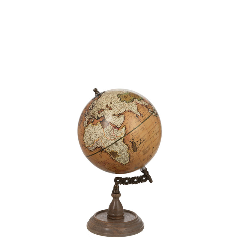 Wood Tabletop Globe
