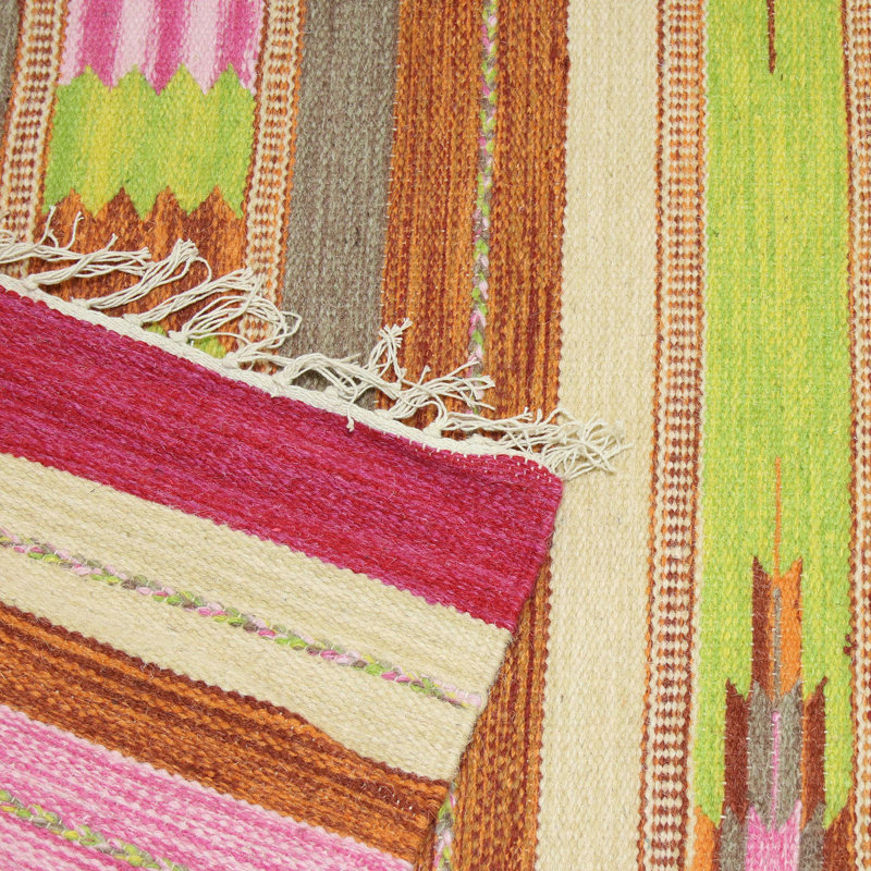Cotton Striped Indoor Rug