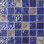 Glass Tile Blend 2" x 2" Glass/Seashell Grid Mosaic Wall & Floor Tile