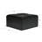 Avalon 35"W Upholstered Vegan Leather Modern Square Coffee Table Storage Ottoman with 4 Flip-Over Trays-1303952604-1243506054