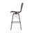 Swivel Upholstered Counter Stool with Metal Frame-2002691432-2002691431