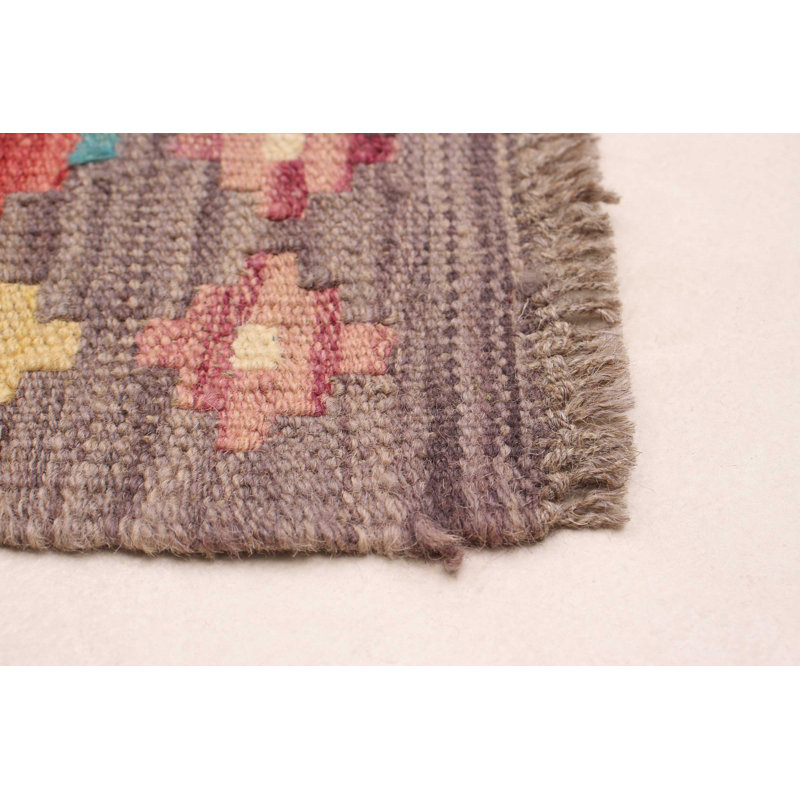 One-of-a-Kind 5'1" X 6'6" New Age Wool Area Rug in Orange