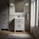 Seer 24" Freestanding Single Bathroom Vanity Cabinet with Sink and Quartz Top