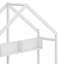 Lits plateforme Wood House, deux lits partagés avec tablettes et garde-corps