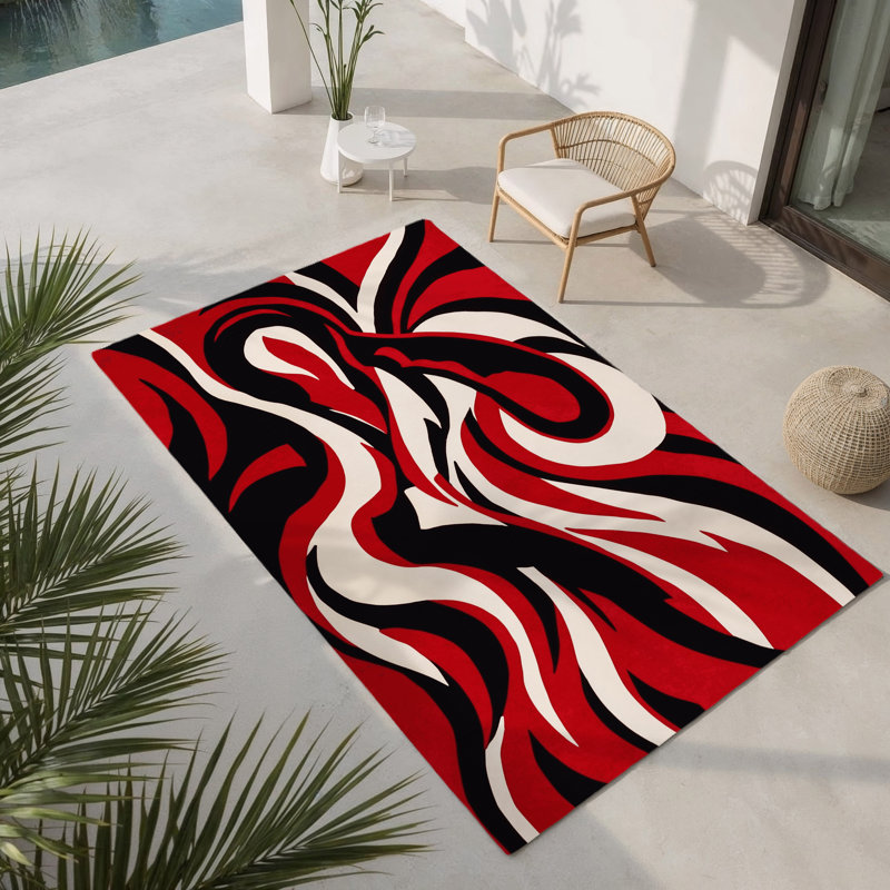 Tapis intérieur et extérieur Lunar Nova, Rectangle 1 pi 6 po x 2 pi 6 po