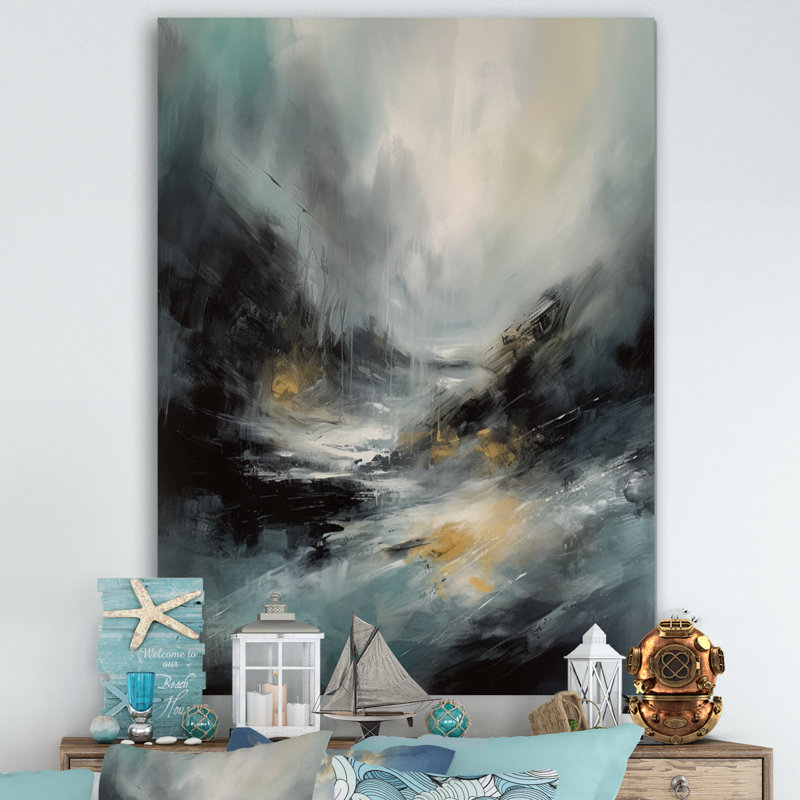 " Abstracted Liquid Movements III ", 20" H x 12" W x 1" D, Wrapped Canvas