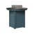 Hammered Top Black with Slate Base