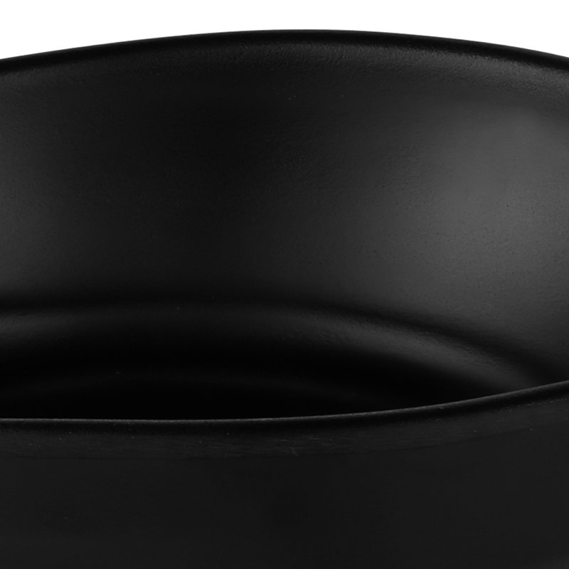 Elite Global Solutions Zen Melamine Serving Bowl, Black