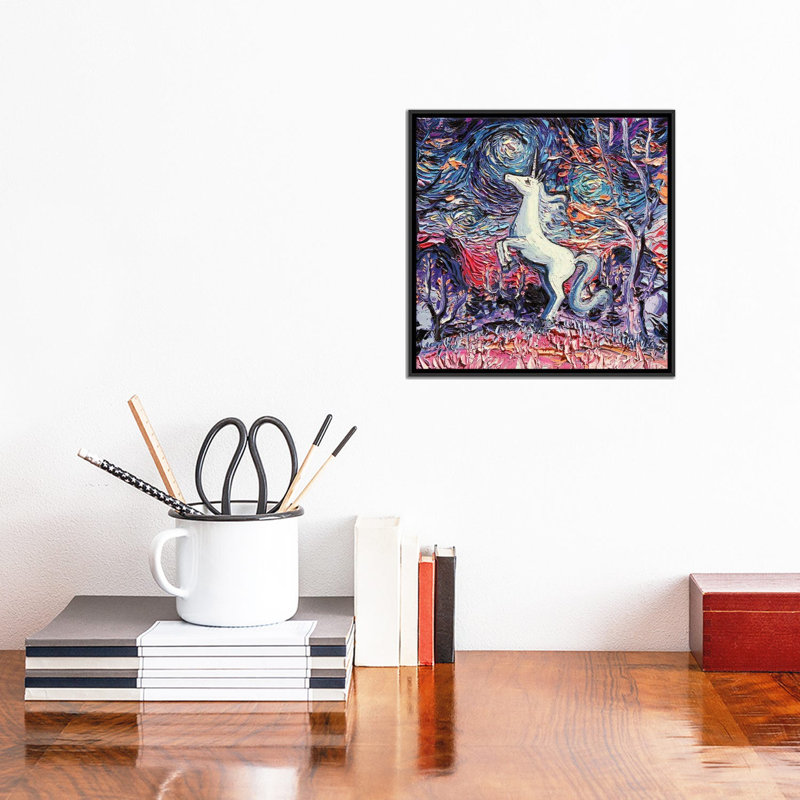 « I’m Alive » par AJA trier, reproduction d’art, Pas de tapis, H 12 po x l 12 po x P 1,5 po, Toile avec cadre noir