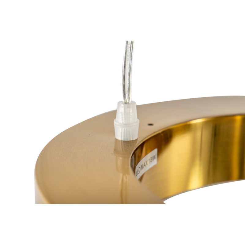 1 - Light White/Gold LED Unique/Statement Pendant