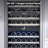 Yeego Dual Zone 23.4" 154 Bottle Wine Refrigerator Freestanding/Build-in Wine Cooler-120877746