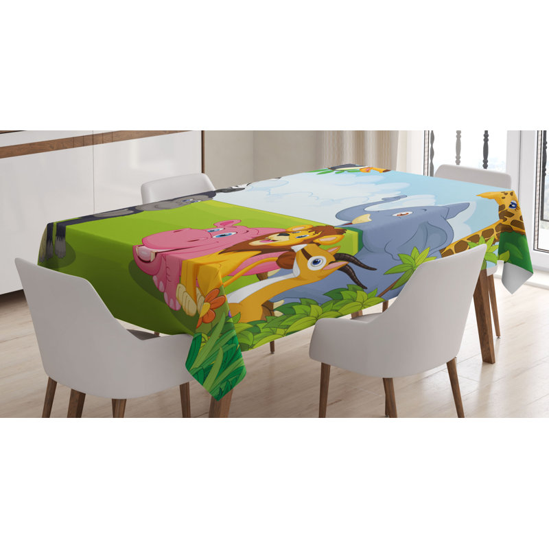 Animal Tablecloth, 70" x 52"