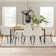 Tapscott 8 - Person Four Leg Dining Set