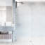 Écran de douche fixe sans cadre avec verre 3/8 po l 34 po x H 78 po Arden-103250986