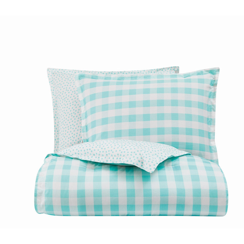 Scout Barnaby Checkham Duvet Set, Queen Duvet Cover + 2 Shams