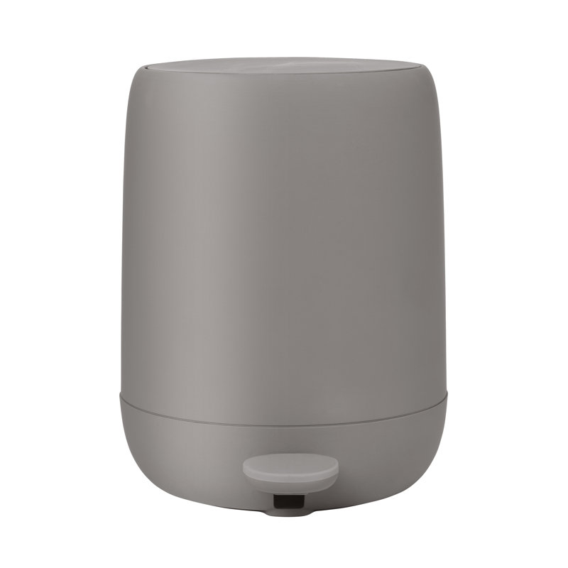SONO Step On Trash Can, Satellite/Taupe, 1.3 gal