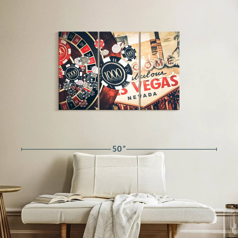 Nicci Las Vegas Roulette, H 24 po x l 38 po
