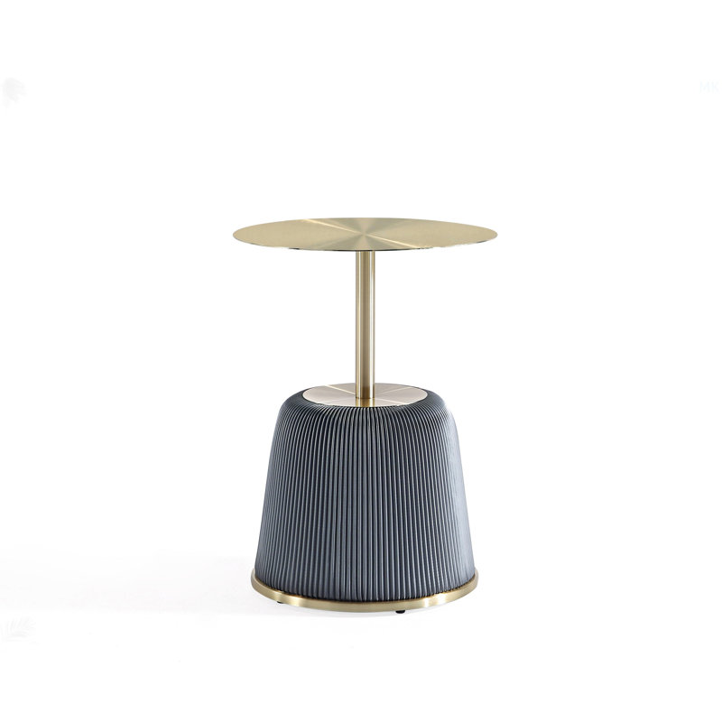 Table de bout grise, Gris
