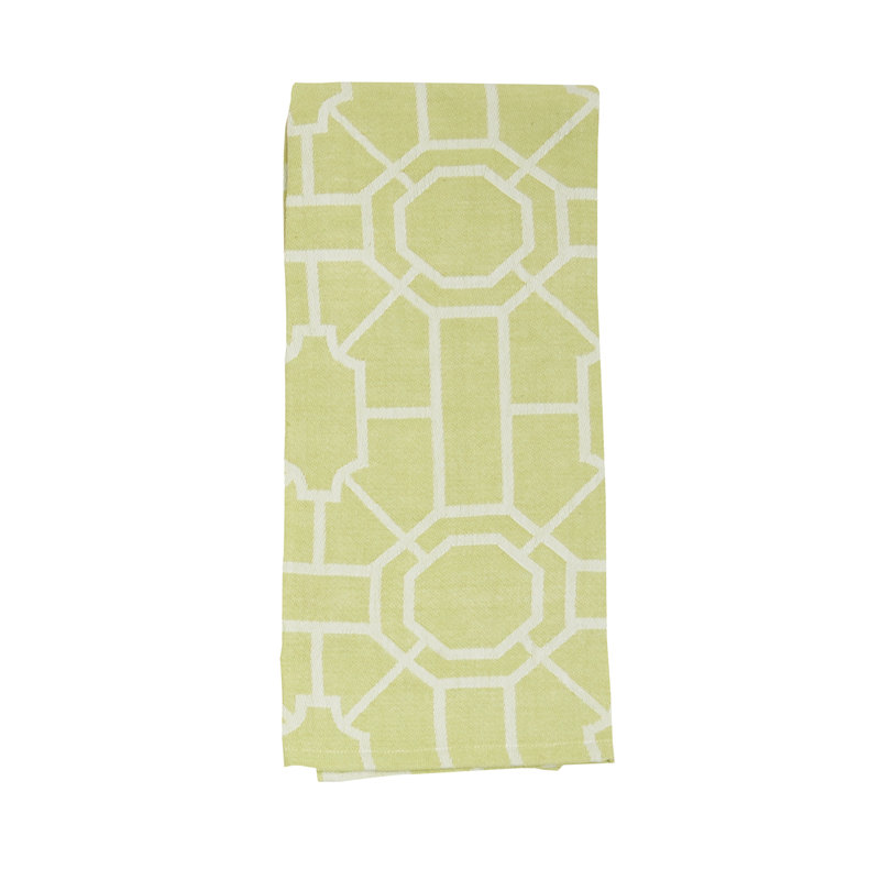 Cotton Embroidered Dish Cloth Kitchen Towel, Peridot