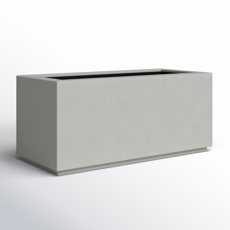 Argentine Trough Planter, Concrete Gray